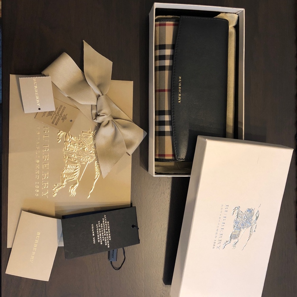 Burberry Check Wallet